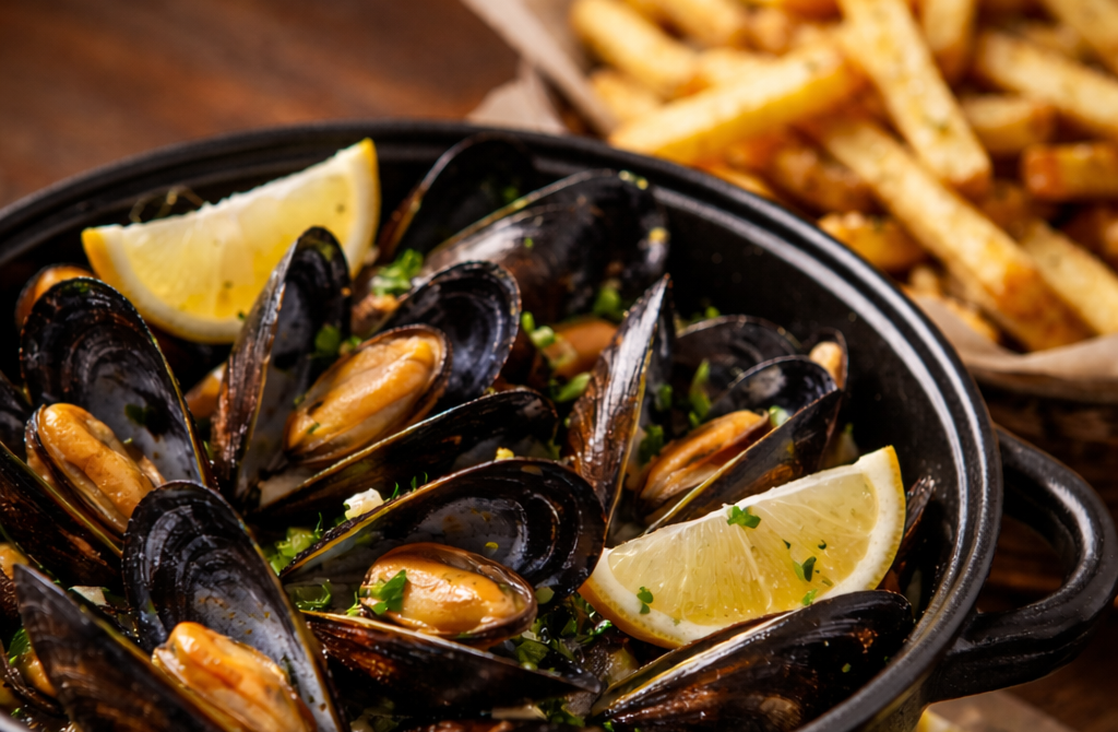 Les Jeudis Moules Frites – Auberge de la Gravière