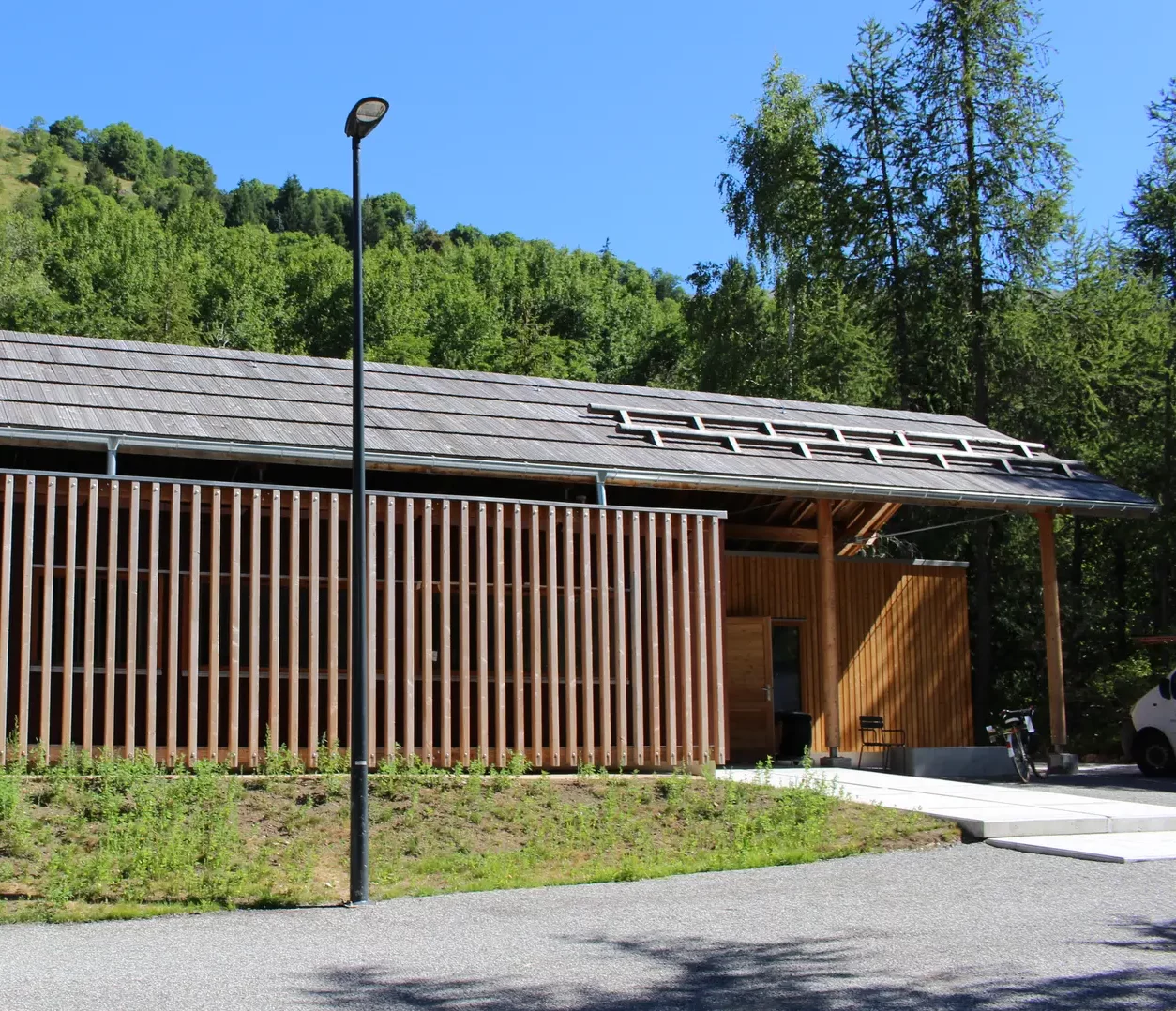 Sanitaires du camping O²Area