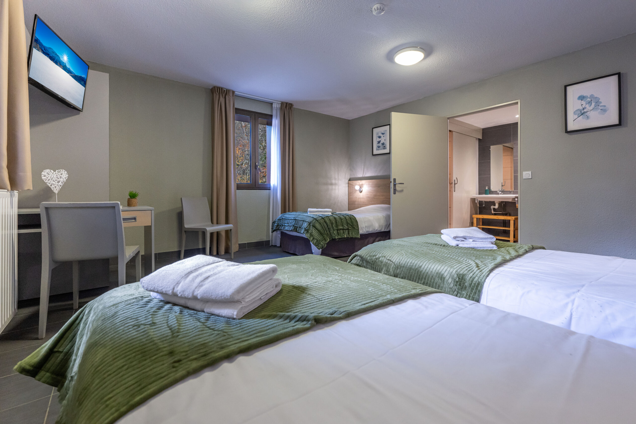 Chambre double – Vue principale